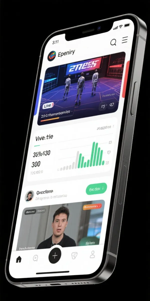 英雄联盟官方赛事 App 界面展示