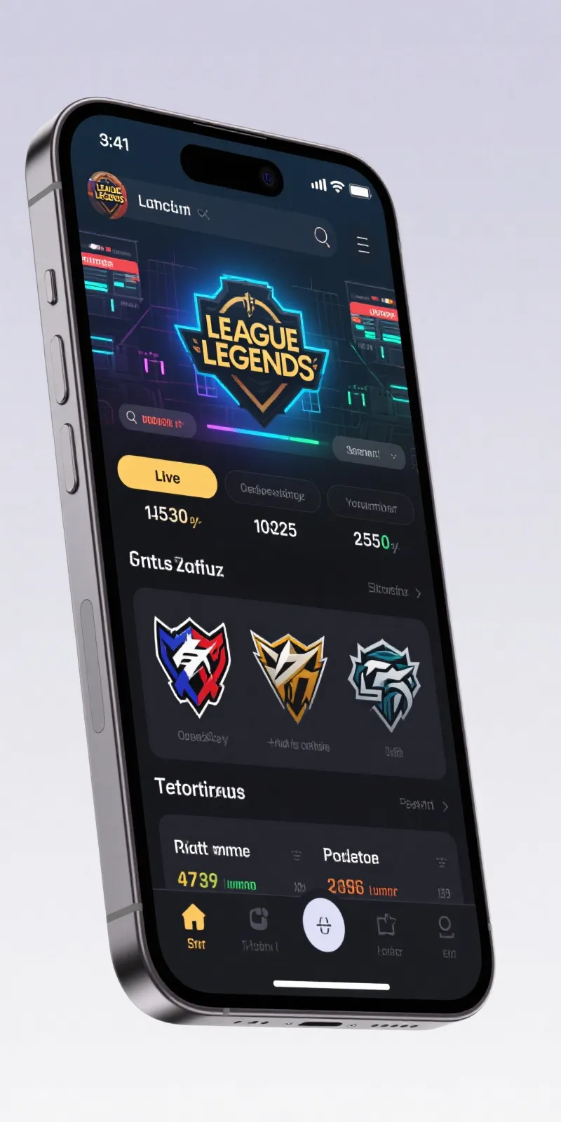 英雄联盟官方App界面展示